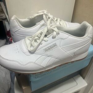 Reebok White Athletic Shoes